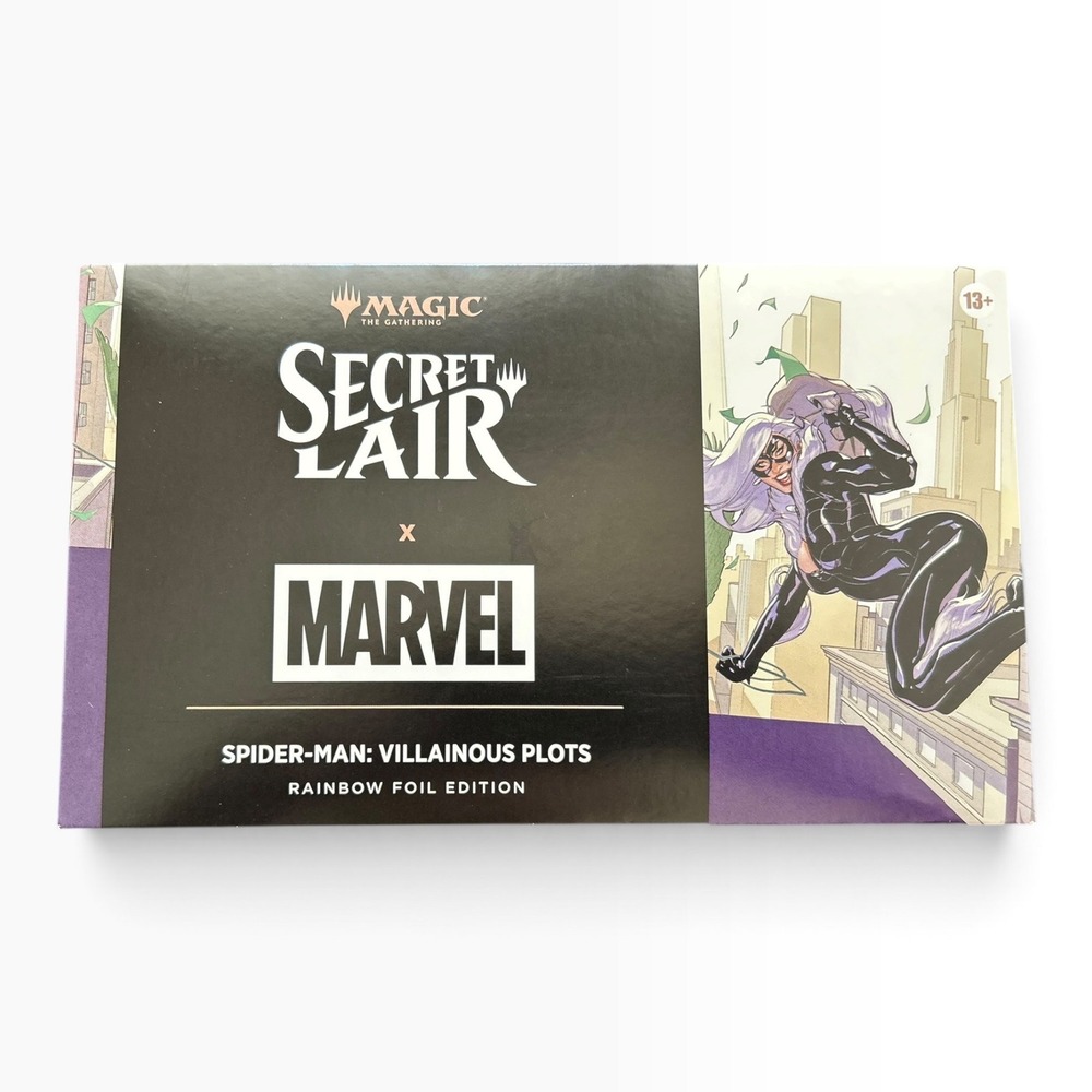 Magic The Gathering Secret Lair x Marvel Spider-Man Villainous Plots Foil NEW